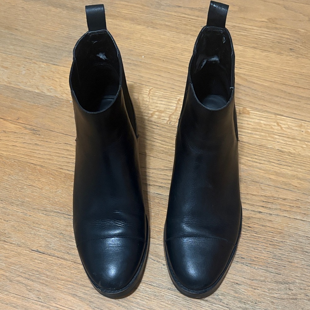 Cole Haan Black Leather Women's Winter Boots